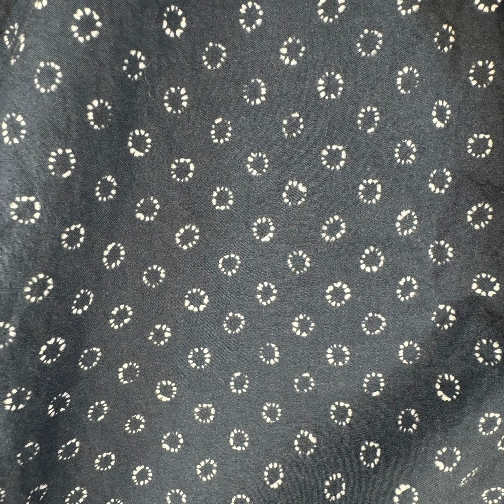 Hugo Boss Mens Navy Blue Geometric Circle Print Short Sleeve Button Down Shirt S - Picture 5 of 7